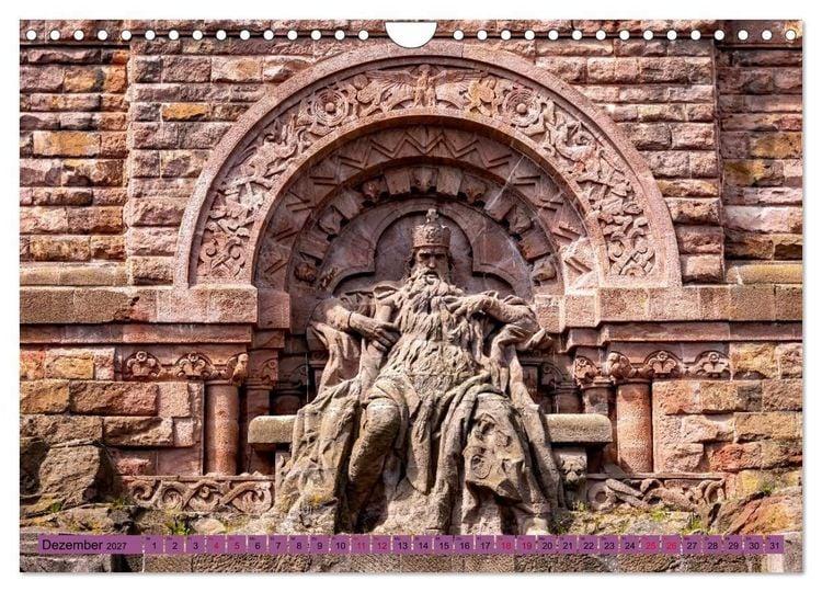 Produktbild: Bad Frankenhausen - Kyffh&auml;user in Th&uuml;ringen (Wandkalender 2027 DIN A4 quer), CALVENDO Monatskalender