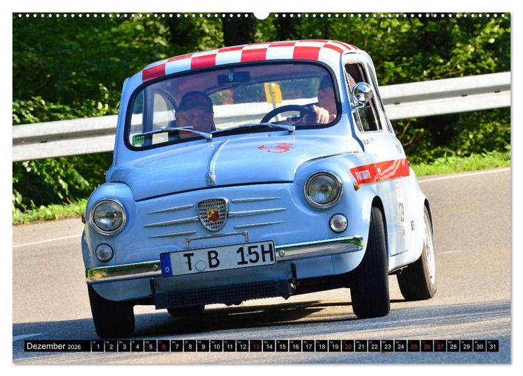 Produktbild: Italienische Oldtimer am Berg (Wandkalender 2026 DIN A2 quer), CALVENDO Monatskalender
