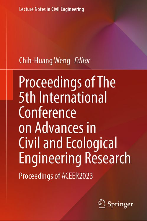 Produktbild: Proceedings of The 5th International Conference on Advances in Civil and Ecological Engineering Research