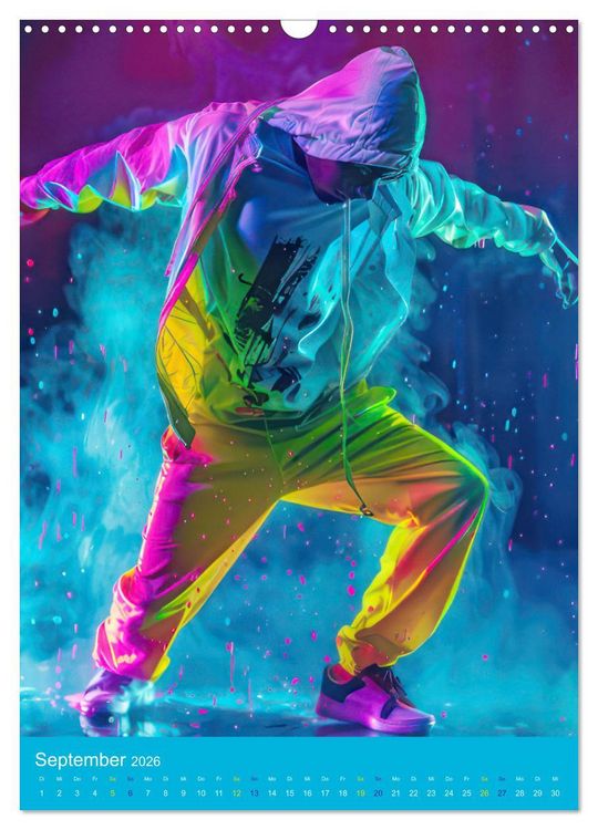 Produktbild: Hip-hop Begeisterung (Wandkalender 2026 DIN A3 hoch), CALVENDO Monatskalender