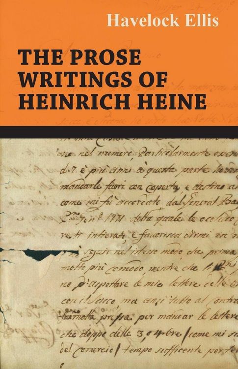 Produktbild: The Prose Writings of Heinrich Heine