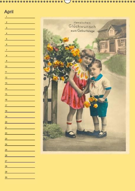 Produktbild: Nostalgic greetings (Wall Calendar perpetual DIN A2 Portrait)