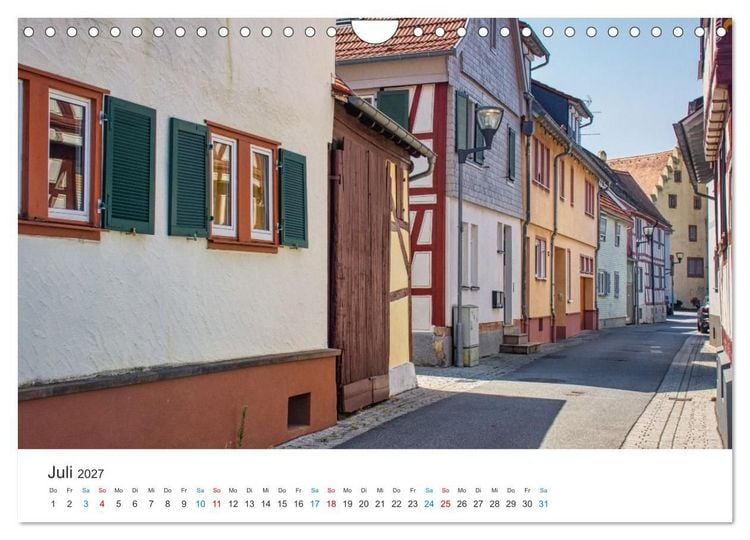 Produktbild: Babenhausen - Sch&ouml;ne Ecken und erstaunliche Besonderheiten (Wandkalender 2027 DIN A4 quer), CALVENDO Monatskalender