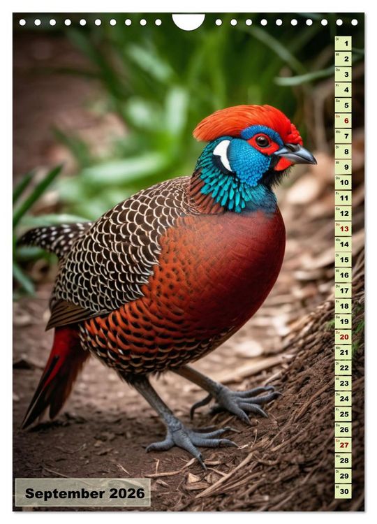 Produktbild: Die buntesten V&ouml;gel der Welt (Wandkalender 2026 DIN A4 hoch), CALVENDO Monatskalender