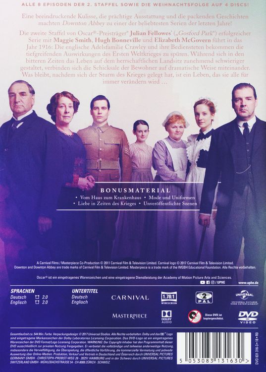 Downton Abbey - Staffel 2 [4 DVDs]