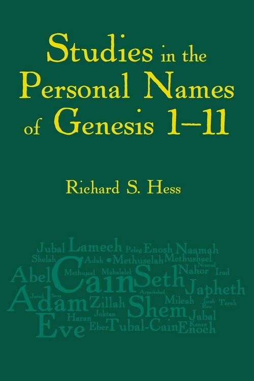 Produktbild: Studies in the Personal Names of Genesis 1-11
