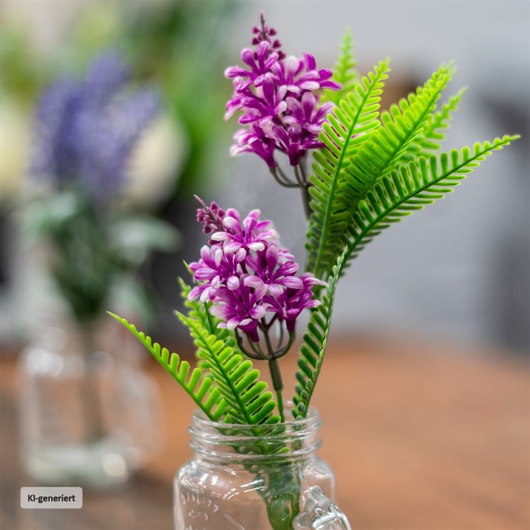 Produktbild: NTK-Collection NTK-Collection Kunstblume Hyazinthe in Glaskrug Leilani