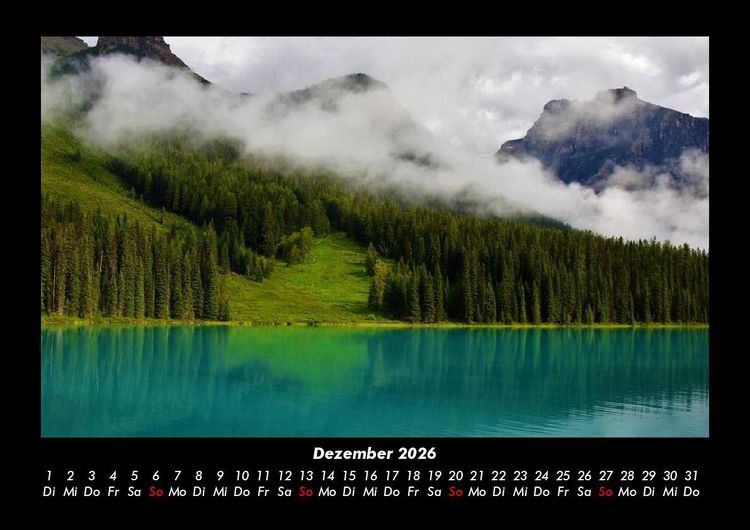 Produktbild: Die Seen der Erde 2026 Fotokalender DIN A3