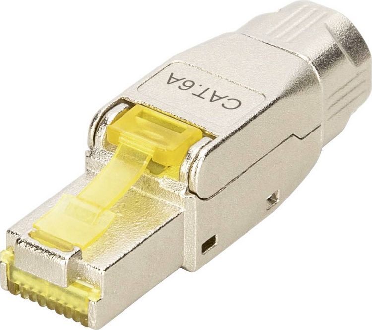 Produktbild: Digitus DN-93638 RJ45-Einbaumodul Modul-Steckgesicht CAT 6a 1St.