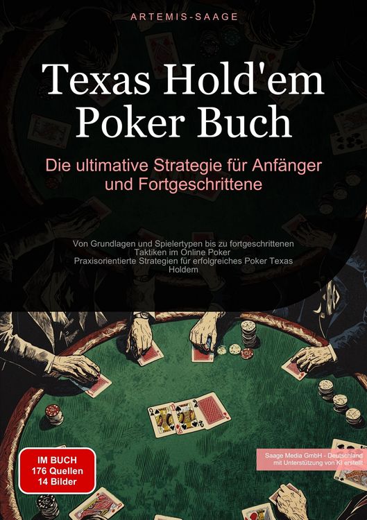 Produktbild: Texas Hold'em Poker Buch: Die ultimative Strategie f&uuml;r Anf&auml;nger und Fortgeschrittene