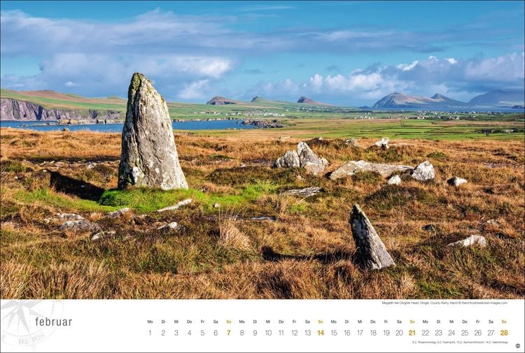 Produktbild: Irland Globetrotter Kalender 2027 - Von rauen K&uuml;sten und gr&uuml;nen H&uuml;geln