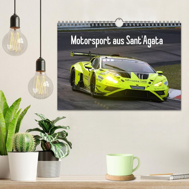 Produktbild: Motorsport aus Sant&rsquo;Agata (Wandkalender 2026 DIN A4 quer), CALVENDO Monatskalender