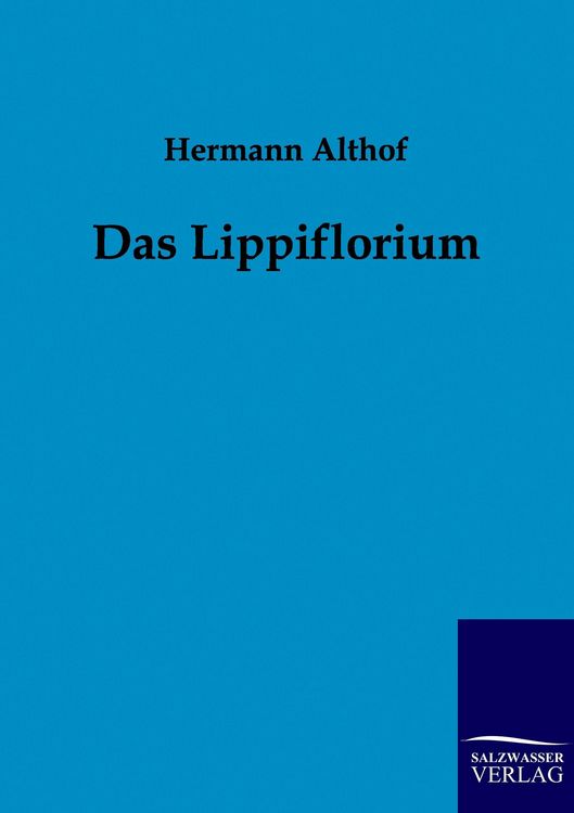 Produktbild: Das Lippiflorium