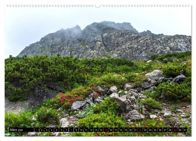 Produktbild: Wanderparadies Montafon (hochwertiger Premium Wandkalender 2026 DIN A2 quer), Kunstdruck in Hochglanz