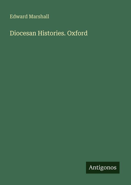 Produktbild: Diocesan Histories. Oxford