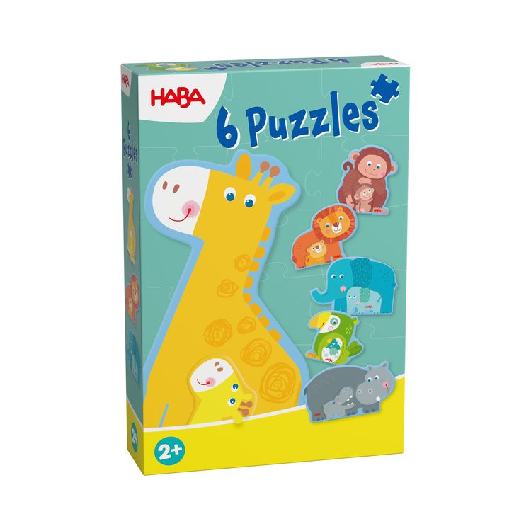 Produktbild: 6 erste Puzzles Tierfamilie