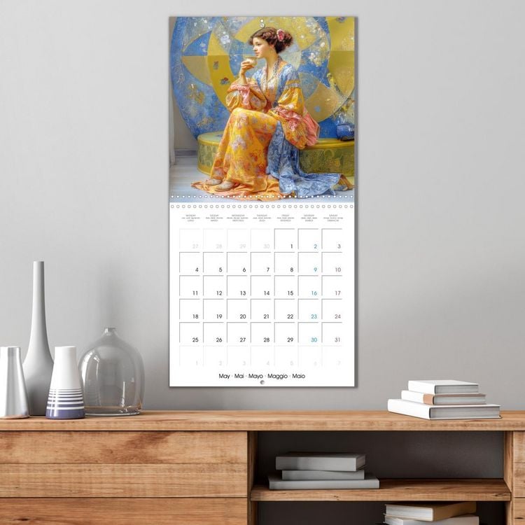 Produktbild: Stylish Women Art Nouveau Era (Wall Calendar 2026 12 &times; 12 Inch) CALVENDO 12 Month Wall Calendar