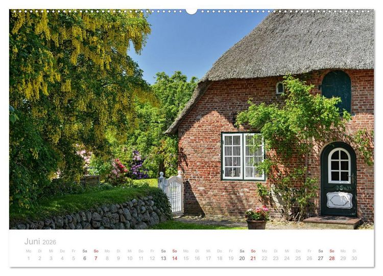 Produktbild: Sehnsucht Sylt (hochwertiger Premium Wandkalender 2026 DIN A2 quer), Kunstdruck in Hochglanz