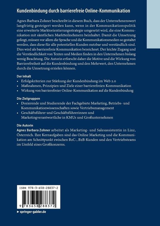 Produktbild: Kundenbindung durch barrierefreie Online-Kommunikation