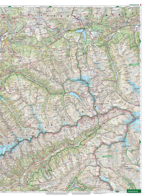 Produktbild: freytag & berndt Wanderkarte WK 152 Zillertaler Alpen, Mayrhofen - Gerlos - Krimml - Tuxertal 1:50.000