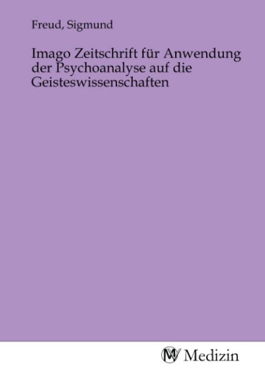 Produktbild: Imago Zeitschrift f&uuml;r Anwendung der Psychoanalyse auf die Geisteswissenschaften