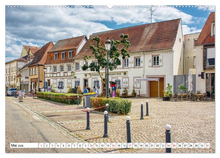 Produktbild: Haguenau - eine Perle im Nordelsass (Wandkalender 2026 DIN A2 quer), CALVENDO Monatskalender