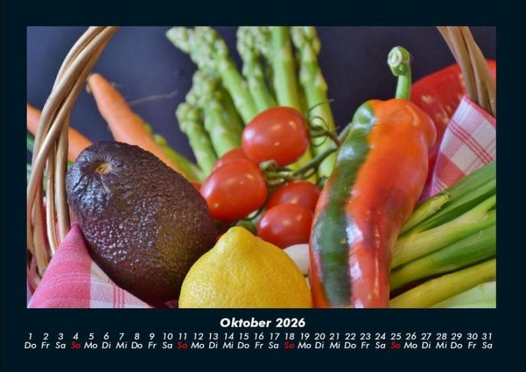 Produktbild: Gem&uuml;sekalender 2026 Fotokalender DIN A4