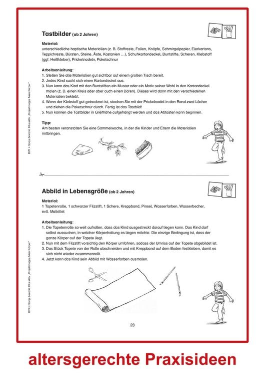 Produktbild: Kita aktiv Projektmappe Mein K&ouml;rper