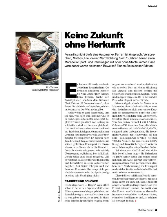 Produktbild: Auto motor und sport Edition - 75 Jahre Ferrari