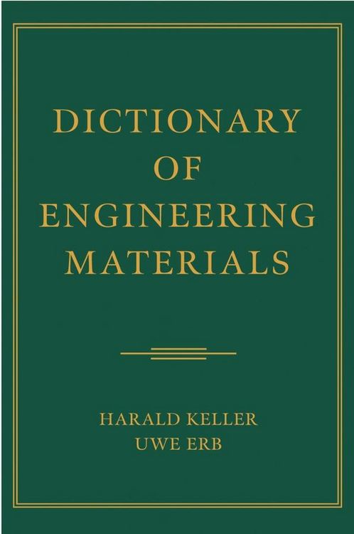 Produktbild: Dictionary of Engineering Materials