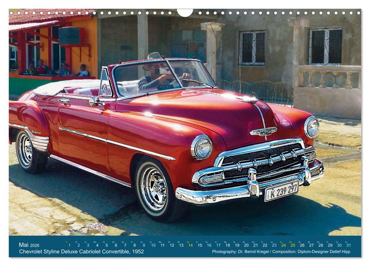 Produktbild: Oldtimer auf 5 Kontinenten (Wandkalender 2026 DIN A3 quer), CALVENDO Monatskalender