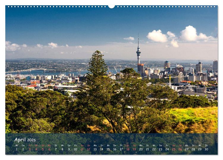 Produktbild: Neuseeland - Wo sich Himmel und Erde begegnen (Wandkalender 2026 DIN A2 quer), CALVENDO Monatskalender