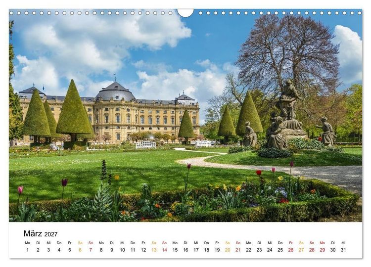 Produktbild: Unterwegs auf der Romantischen Strasse (Wandkalender 2027 DIN A3 quer), CALVENDO Monatskalender