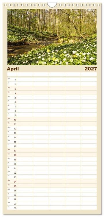 Produktbild: Familienplaner 2027 - Magische Stimmungen in Mecklenburg-Vorpommern mit 5 Spalten (Wandkalender, 21 x 45 cm) CALVENDO