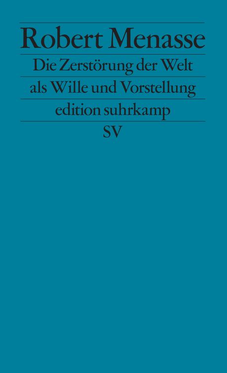 Produktbild: Die Zerst&ouml;rung der Welt als Wille und Vorstellung