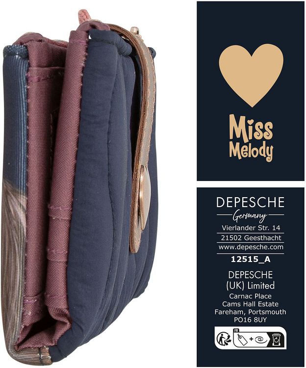 Produktbild: Miss Melody Portemonnaie Mit Stepp NIGHT HORSES