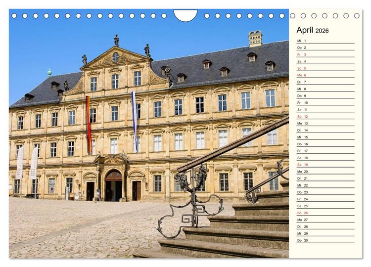 Produktbild: Bamberg und Fr&auml;nkische Schweiz (Wandkalender 2026 DIN A4 quer), CALVENDO Monatskalender