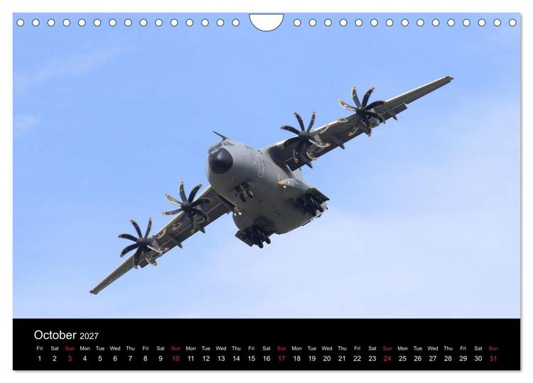 Produktbild: Airbus A400M Atlas (Wall Calendar 2027 DIN A4 landscape), CALVENDO 12 Month Wall Calendar