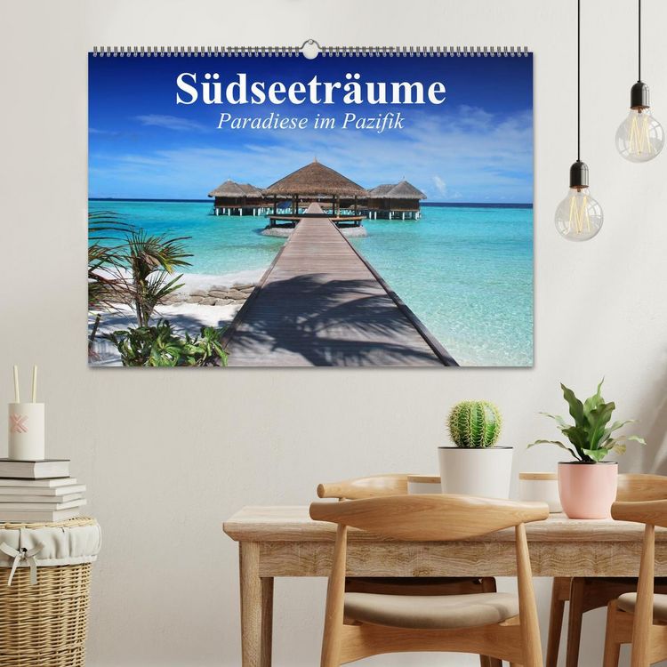 Produktbild: S&uuml;dseetr&auml;ume. Paradiese im Pazifik (Wandkalender 2026 DIN A2 quer), CALVENDO Monatskalender