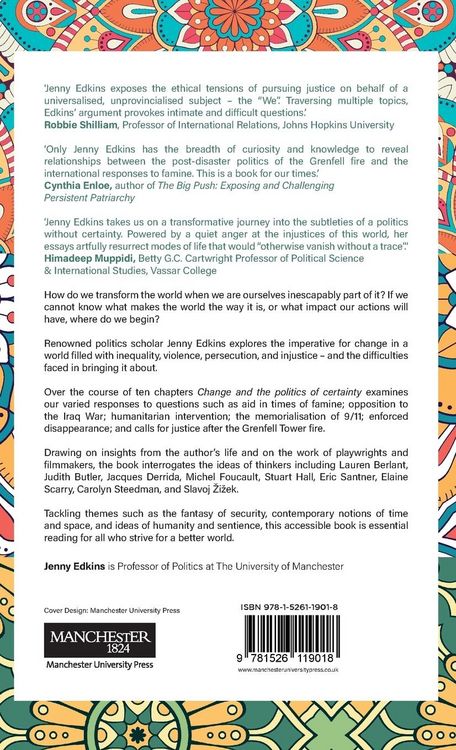 Produktbild: Change and the politics of certainty