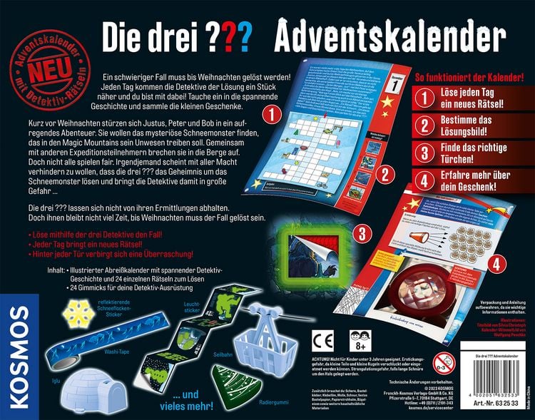 Produktbild: Die drei ??? Adventskalender 2023