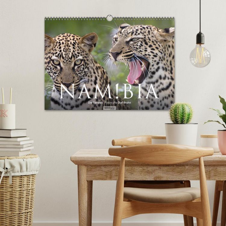 Produktbild: Namibia - Die Tierwelt (Wandkalender 2026 DIN A3 quer), CALVENDO Monatskalender