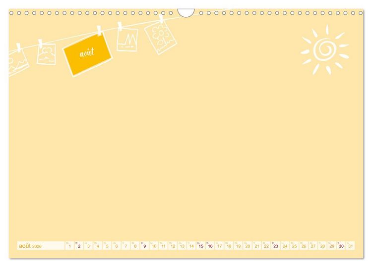 Produktbild: 12 x collage de photos - calendrier de bricolage (Calendrier mural 2026 DIN A3 vertical), CALVENDO calendrier mensuel
