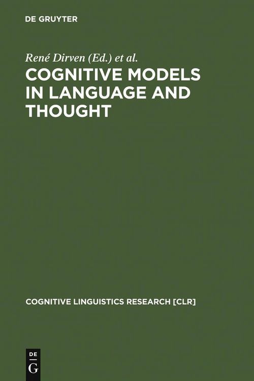 Produktbild: Cognitive Models in Language and Thought