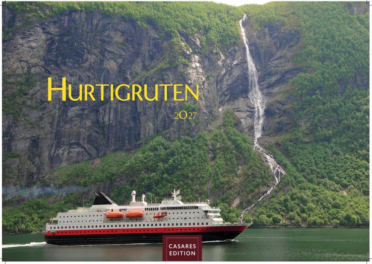 Produktbild: Hurtigruten Kalender 2027 &ndash; Wandkalender | Fotokalender Nordeuropa 35x50cm Grosses Format - Atemberaubende Natur- und Meereswelten, Abenteuer & Naturerlebnis &ndash; Perfektes Geschenk