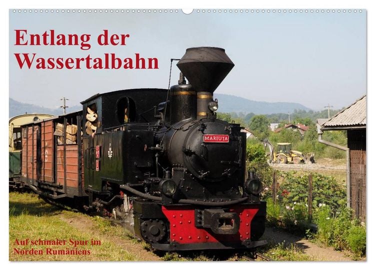 Produktbild: Entlang der Wassertalbahn - Auf schmaler Spur im Norden Rum&auml;niens (Wandkalender 2026 DIN A2 quer), CALVENDO Monatskalender