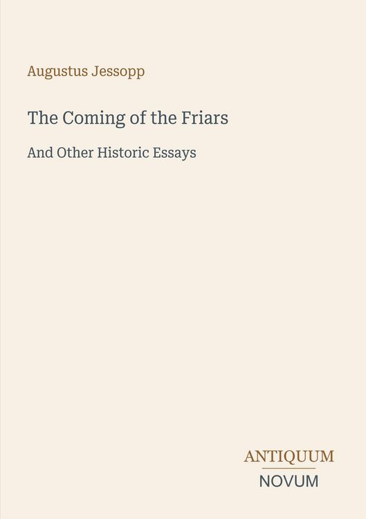 Produktbild: The Coming of the Friars