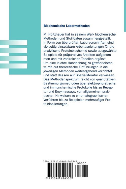 Produktbild: Biochemische Labormethoden