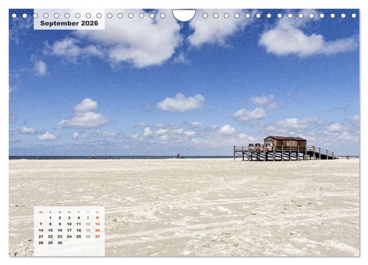 Produktbild: Nord-Ostsee Impressionen (Wandkalender 2026 DIN A4 quer), CALVENDO Monatskalender