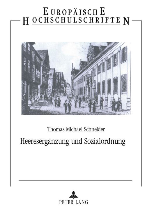 Produktbild: Heereserg&auml;nzung und Sozialordnung
